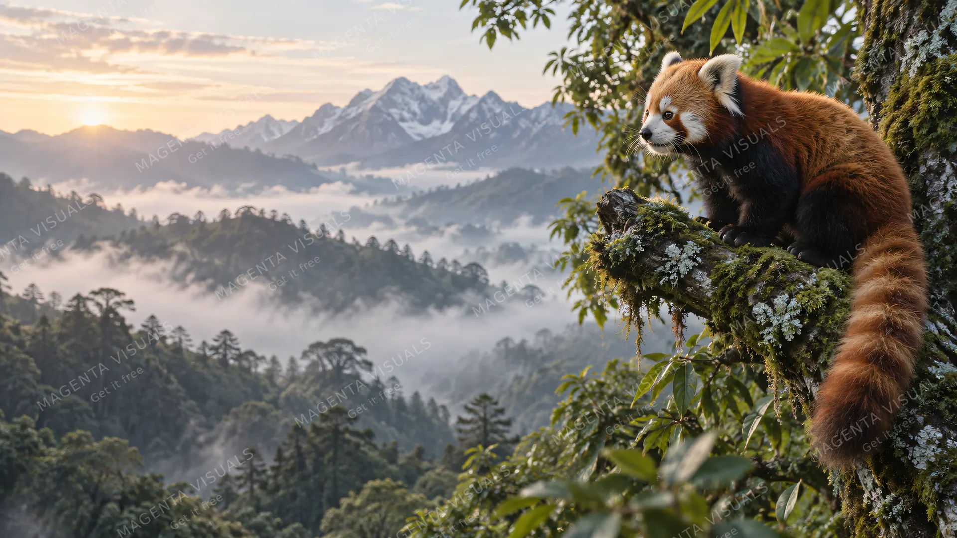 4K wallpaper of A classic 16:9 widescreen desktop wallpaper featuring photoreal wildlife.
