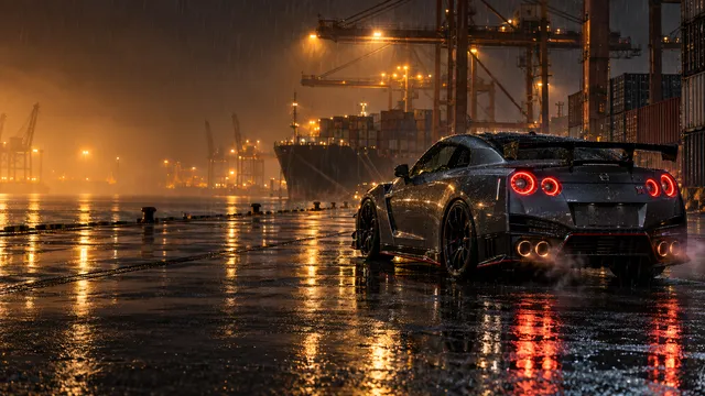 4K wallpaper of A photorealistic automotive photography shot in widescreen 16:9 aspect ratio.