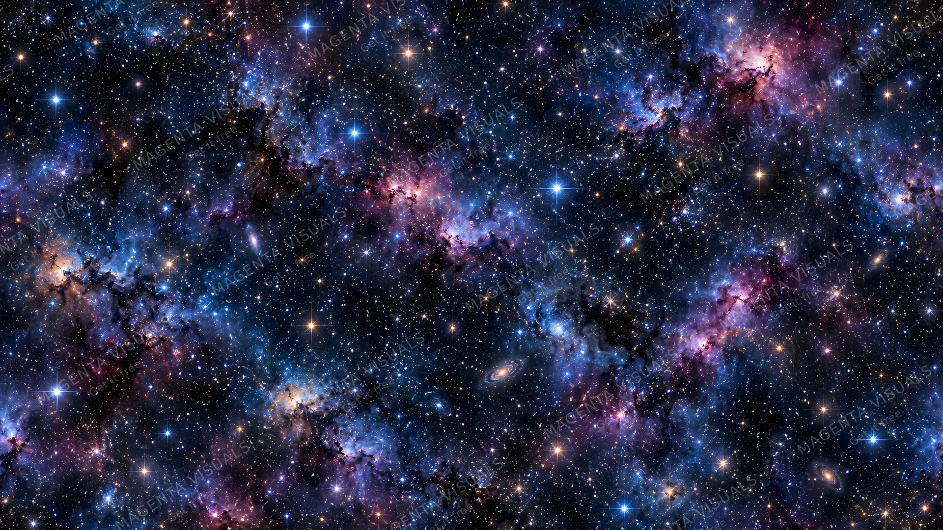 4K 16:9 widescreen desktop wallpaper of an all-over starfield texture, a full-bleed pattern filling the entire frame with a dense and repeating array of brilliant, glowing stars, sub…
