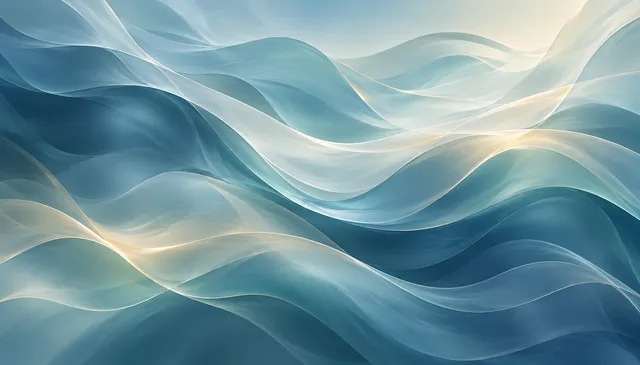 4K 16:9 widescreen background, desktop wallpaper or UI backdrop featuring a full-bleed pattern of material and fluid abstract forms.
