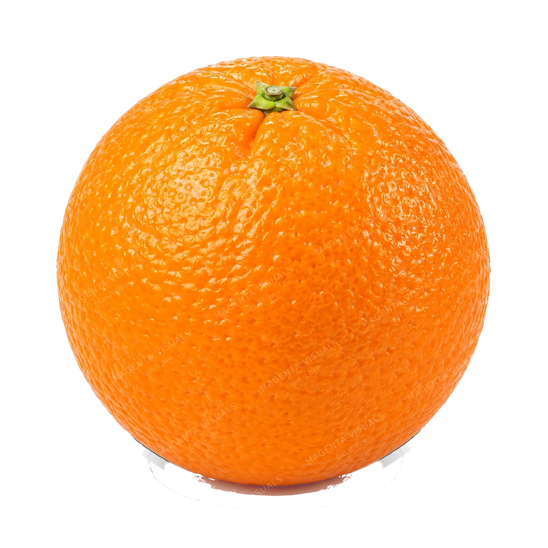 4K transparent cutout of product photography of a single whole bright orange, isolated object, entire subject visible, centered in frame, pure white background, seamless white backdrop, high key studio li…